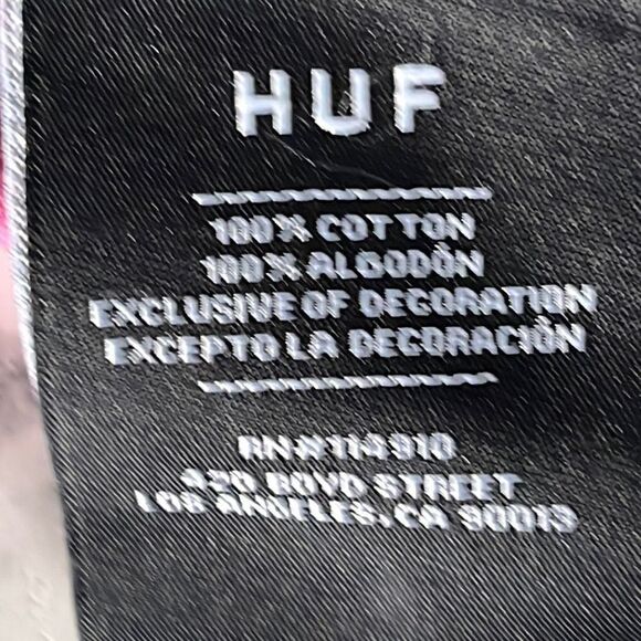 Huf Striped Crew T Tagged M - Picture 6 of 7